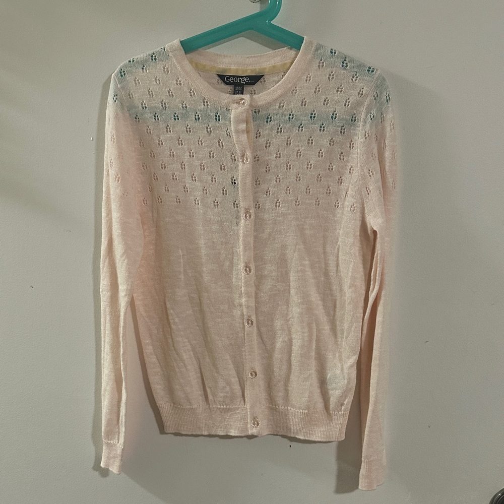 George Women's Light Cream Cardigan